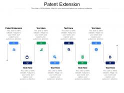 Patent extension ppt powerpoint presentation visual aids inspiration cpb