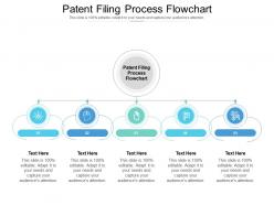 Patent filing process flowchart ppt powerpoint presentation styles gridlines cpb