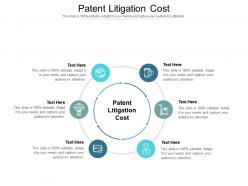 Patent litigation cost ppt powerpoint presentation gallery file formats cpb
