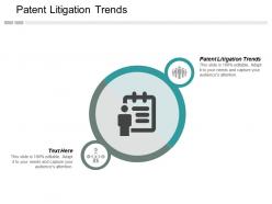 Patent litigation trends ppt powerpoint presentation inspiration layout ideas cpb