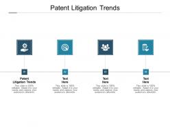 Patent litigation trends ppt powerpoint presentation slides topics cpb