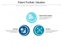 Patent portfolio valuation ppt powerpoint presentation show display cpb