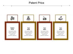 Patent price ppt powerpoint presentation model templates cpb