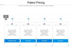 Patent pricing ppt powerpoint presentation inspiration file formats cpb