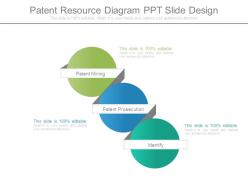 Patent resource diagram ppt slide design
