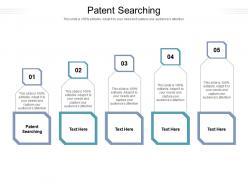 Patent searching ppt powerpoint presentation infographic template pictures cpb