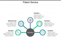 Patent service ppt powerpoint presentation icon design ideas cpb