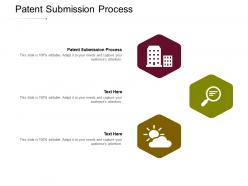 Patent submission process ppt powerpoint presentation layouts templates cpb