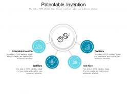 Patentable invention ppt powerpoint presentation good cpb