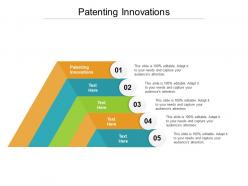 Patenting innovations ppt powerpoint presentation portfolio show cpb