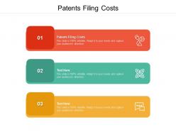 Patents filing costs ppt powerpoint presentation outline example cpb