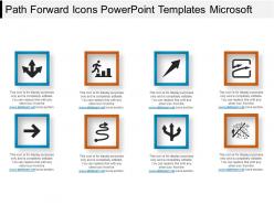Path forward icons powerpoint templates microsoft