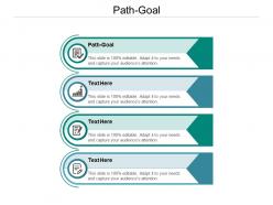 Path goal ppt powerpoint presentation professional grid cpb