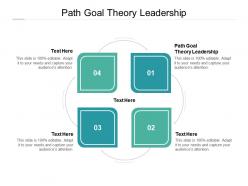 Path goal theory leadership ppt powerpoint presentation inspiration ideas cpb