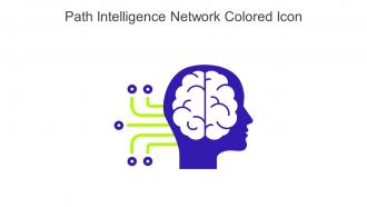 Path Intelligence Network Colored Icon In Powerpoint Pptx Png And Editable Eps Format