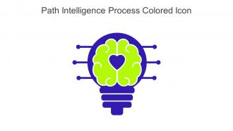 Path Intelligence Process Colored Icon In Powerpoint Pptx Png And Editable Eps Format