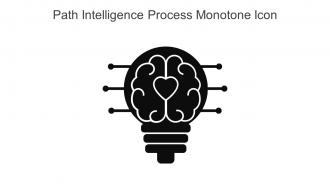 Path Intelligence Process Monotone Icon In Powerpoint Pptx Png And Editable Eps Format