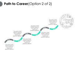 Path To Career Six Years Of Growth Ppt Powerpoint Presentation Pictures Slide Download