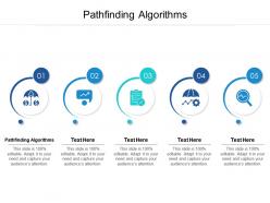 Pathfinding algorithms ppt powerpoint presentation icon template cpb