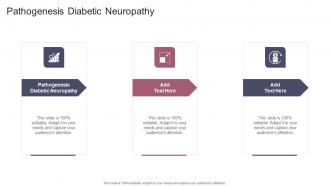 Pathogenesis Diabetic Neuropathy In Powerpoint And Google Slides Cpb