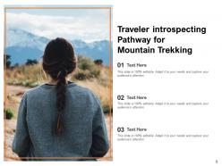 Pathway Cobblestone Diverging Mountain Traveler Introspecting