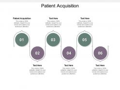 Patient acquisition ppt powerpoint presentation slides maker cpb
