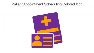 Patient Appointment Scheduling Colored Icon In Powerpoint Pptx Png And Editable Eps Format