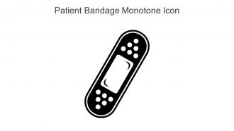 Patient Bandage Monotone Icon In Powerpoint Pptx Png And Editable Eps Format