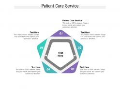 Patient care service ppt powerpoint presentation layouts mockup cpb