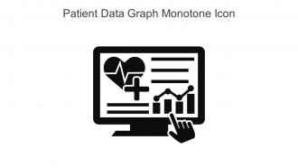 Patient Data Graph Monotone Icon In Powerpoint Pptx Png And Editable Eps Format