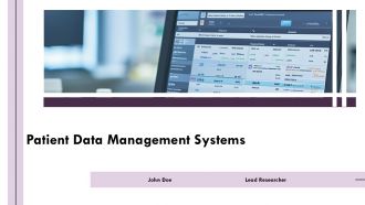 Patient Data Management Systems PPT Structure AT