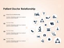 Patient doctor relationship ppt powerpoint presentation professional graphic images