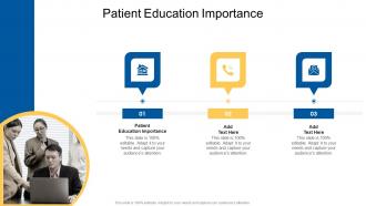 Patient Education Importance In Powerpoint And Google Slides Cpb