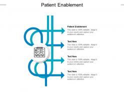 Patient enablement ppt powerpoint presentation icon graphics cpb