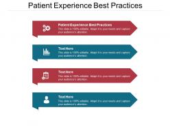 Patient experience best practices ppt powerpoint presentation diagram graph charts cpb