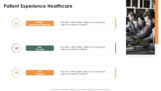 Patient Experience Healthcare In Powerpoint And Google Slides Cpb