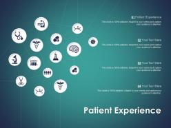 Patient experience ppt powerpoint presentation ideas influencers