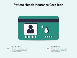 Patient Health Insurance Card Icon
