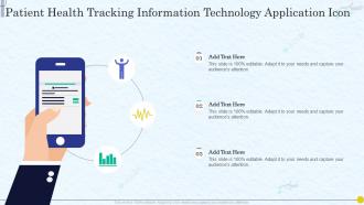 Patient Health Tracking Information Technology Application Icon