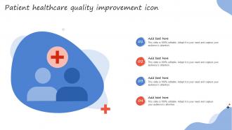 Patient Healthcare Quality Improvement Icon