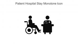 Patient Hospital Stay Monotone Icon In Powerpoint Pptx Png And Editable Eps Format