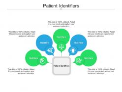 Patient identifiers ppt powerpoint presentation file deck cpb