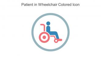 Patient In Wheelchair Colored Icon In Powerpoint Pptx Png And Editable Eps Format