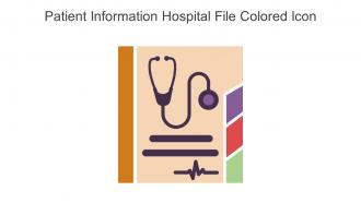 Patient Information Hospital File Colored Icon In Powerpoint Pptx Png And Editable Eps Format