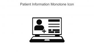 Patient Information Monotone Icon In Powerpoint Pptx Png And Editable Eps Format