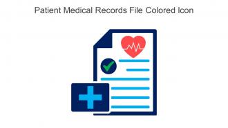 Patient Medical Records File Colored Icon In Powerpoint Pptx Png And Editable Eps Format