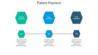 Patient payment ppt powerpoint presentation portfolio show cpb