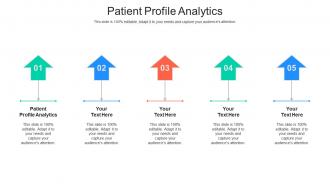 Patient profile analytics ppt powerpoint presentation styles deck cpb