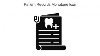 Patient Records Monotone Icon In Powerpoint Pptx Png And Editable Eps Format