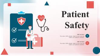 Patient Safety Ppt Powerpoint Presentation File Introduction